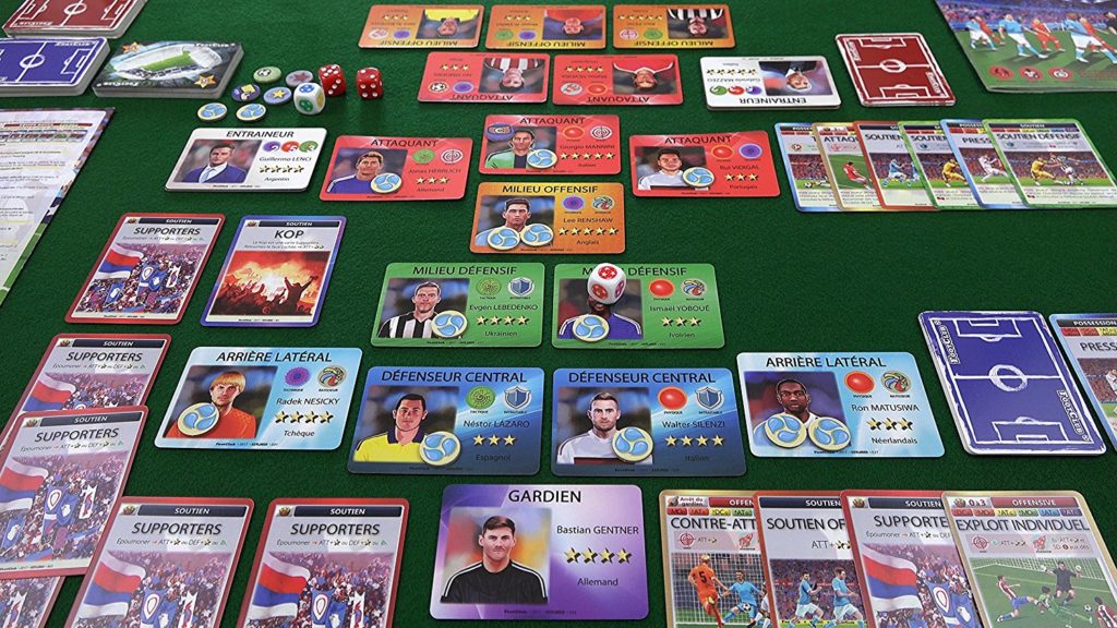 LASTUF Football Jeu Cartes de Football en Famille Jeu de société en